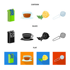 Isolated object of healthy and floral  icon. Collection of healthy and gradient vector icon for stock.