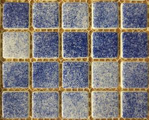 Ceramic mosaic tiles as background