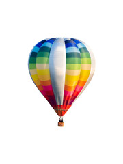 Naklejka premium hot air balloon isolated on white background