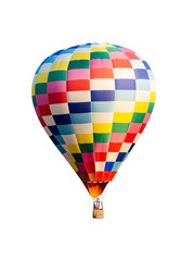 Fototapeta premium hot air balloon isolated on white background