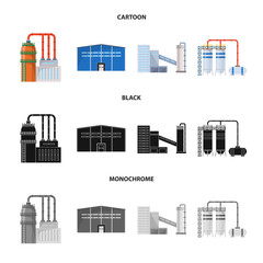 Obraz premium Vector design of production and structure icon. Set of production and technology vector icon for stock.