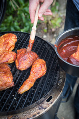 Basting Chicken Pieces