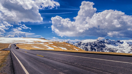 Trail ridge road Rocky mountain national park Colorado