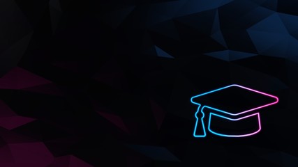 icon of graduation hat