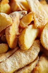 Potato wedges with seasoning powder 
