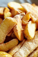 Potato wedges with seasoning powder 