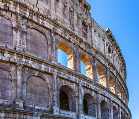 Naklejka premium Roman Colosseum, Rome, Italy