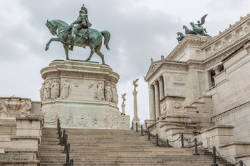 Fototapeta na wymiar Monument of Vittorio Emanuele II, Rome, Italy