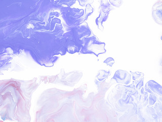 Fototapeta premium Violet and pink abstract hand painted seamless pattern.