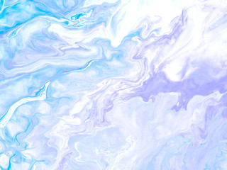 Fototapeta na wymiar Blue creative abstract hand painted background, wallpaper, texture