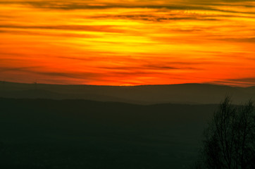 Fototapeta na wymiar zachód słońca 