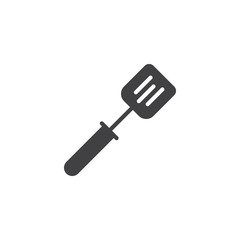 Kitchenware spatula vector icon. filled flat sign for mobile concept and web design. Cooking tool spatula glyph icon. Kitchen utensil symbol, logo illustration. Pixel perfect vector graphics