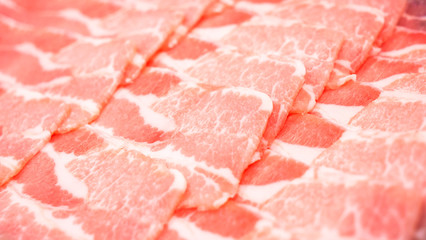 Close up of neck pork slice 1