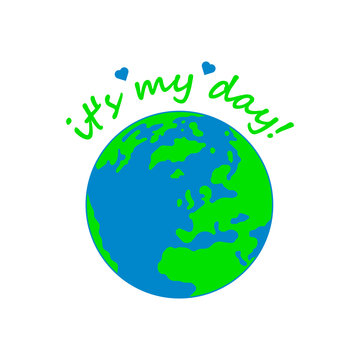 Happy Earth Day Banner. Illustration of happy earth day banner, for celebrating environmental safety