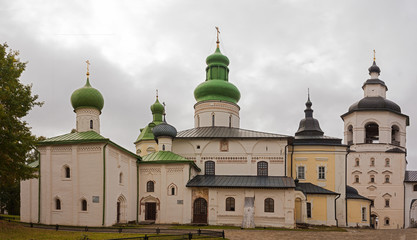 Fototapeta na wymiar Church of the Savior in Belozersk Orthodox Church, Vologda region, Russia