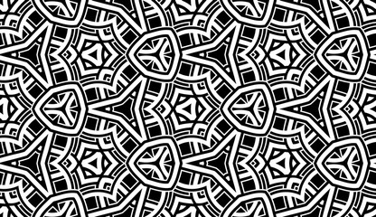 Seamless pattern of white and black shades