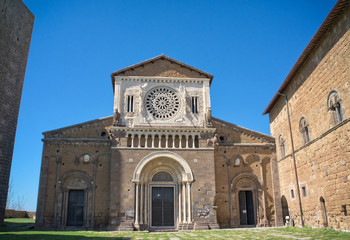 Fototapeta na wymiar San Pietro church - Tuscania - Viterbo Italy