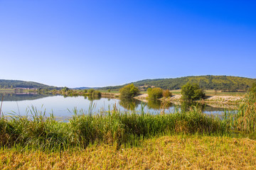 A beautiful small lake in Smilovo, Serbia