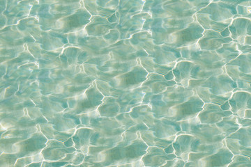 Blue ripped water with sunny reflections. Water in rippled water detail background