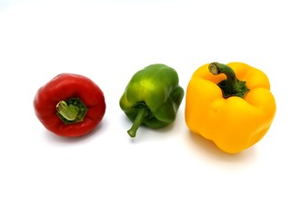 Colorful peppers At the shop selling fruits and vegetables2
