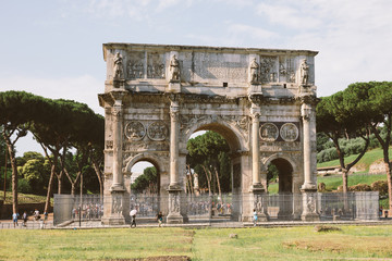 Triumphal Arch of Constantine in Rome