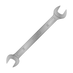 realistic vector tool. wrench