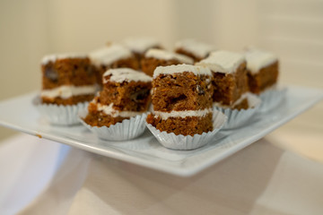 Carrot Cake Shooters with Buttercream Topping Shooters