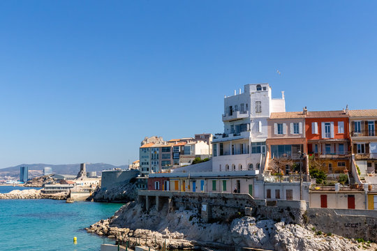 Malmousque, district of Marseille, France