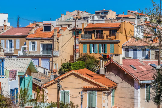 Malmousque, district of Marseille, France