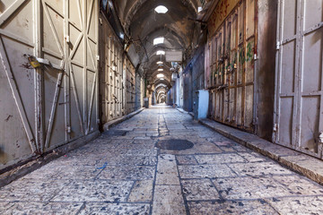 Fototapeta premium view of the streets of Jerusalem