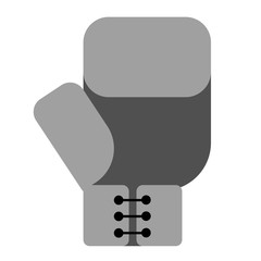 Boxing glove flat illustration on white