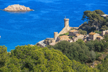 Castle of Tossa de Mar, Girona, Spain