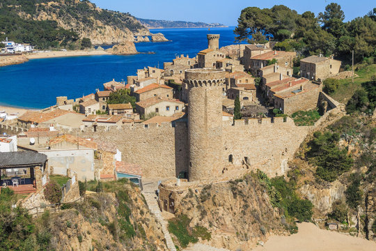 Castle of Tossa de Mar, Girona, Spain