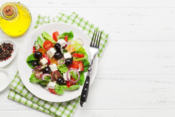 Greek salad plate