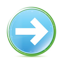 Next arrow icon natural aqua cyan blue round button