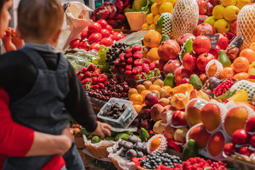 Moscow bazaar market