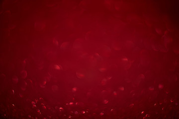 Red background image Blur bokeh Background concept
