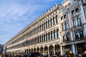 Fototapeta premium Sant Marco square sights in Venice Italy