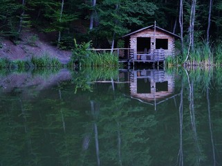 house on the lake