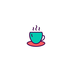 Cup icon design. Gastronomy icon vector design