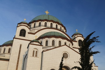 Fototapeta na wymiar sava kathedrale, belgrad