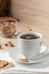 A Cup of tea in the morning light