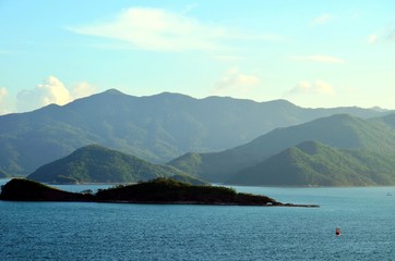 Landscape of sea coast near Yantian, China.