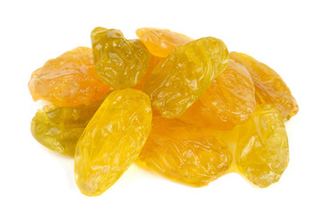 Tasty apricots on white background, top view. Dried fruit as healthy food