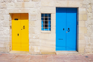The colorful doors in Rabat, Malta