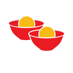 Chinese new year related icon on background for graphic and web design. Simple vector sign. Internet concept symbol for website button or mobile app.
