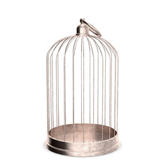 Bird cage 3d rendering