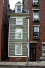 Streets of Boston city in the United States