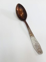 spoon on white background