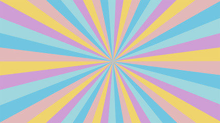sunburst ray vector color matching background